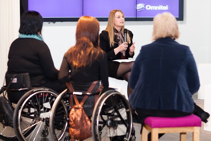 Adele Wiman. Lietuvos žmonių su negalia sąjungos ir „Omnitel“ projektas „Negalia -ne kliūtis būti su mumis“